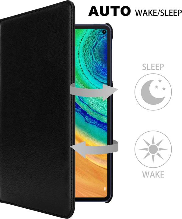 Produktbild Cadorabo Tablet Book Gummi (KEIN Wake Up) Hülle (Huawei MatePad Pro 10.8 (2019))