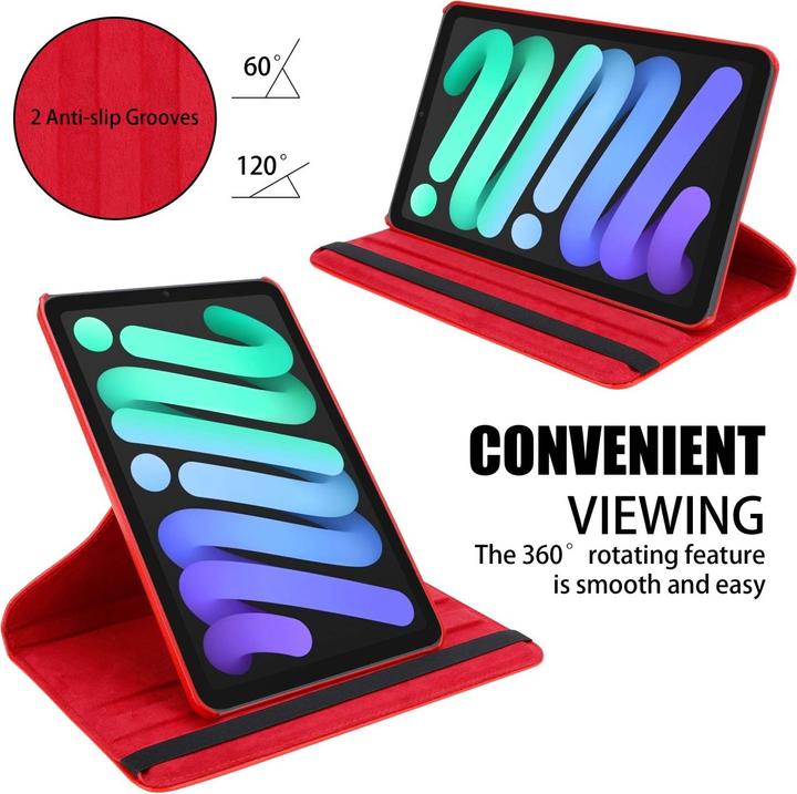 Produktbild Cadorabo Tablet Book Gummi (KEIN Wake Up) Hülle (iPad mini 6)