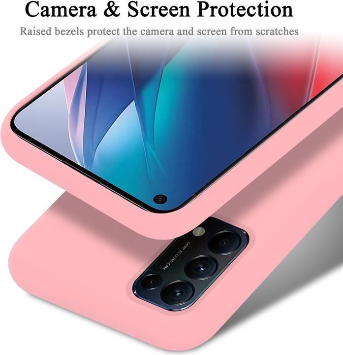 Immagine prodotto Cadorabo Custodia in silicone liquido TPU (Oppo Find X3 Lite)