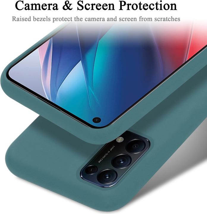 Immagine prodotto Cadorabo Custodia in silicone liquido TPU (Oppo Find X3 Lite)