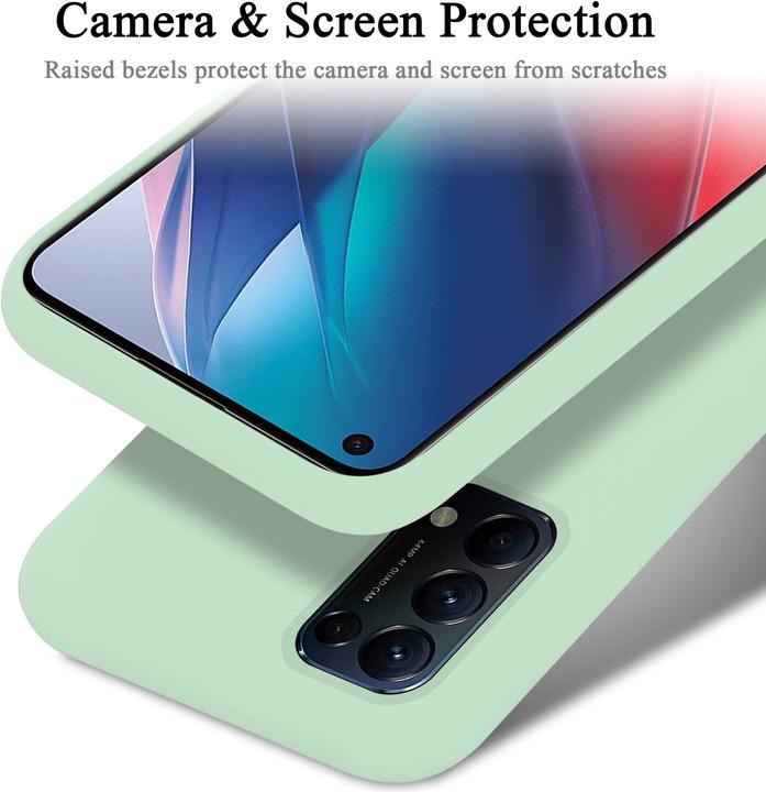 Immagine prodotto Cadorabo Custodia in silicone liquido TPU (Oppo Find X3 Lite)