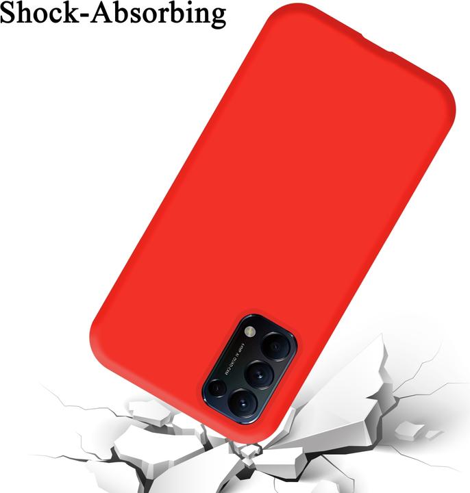 Productafbeelding Cadorabo TPU Vloeibaar Silicone Hoesje (Oppo Find X3 Lite)