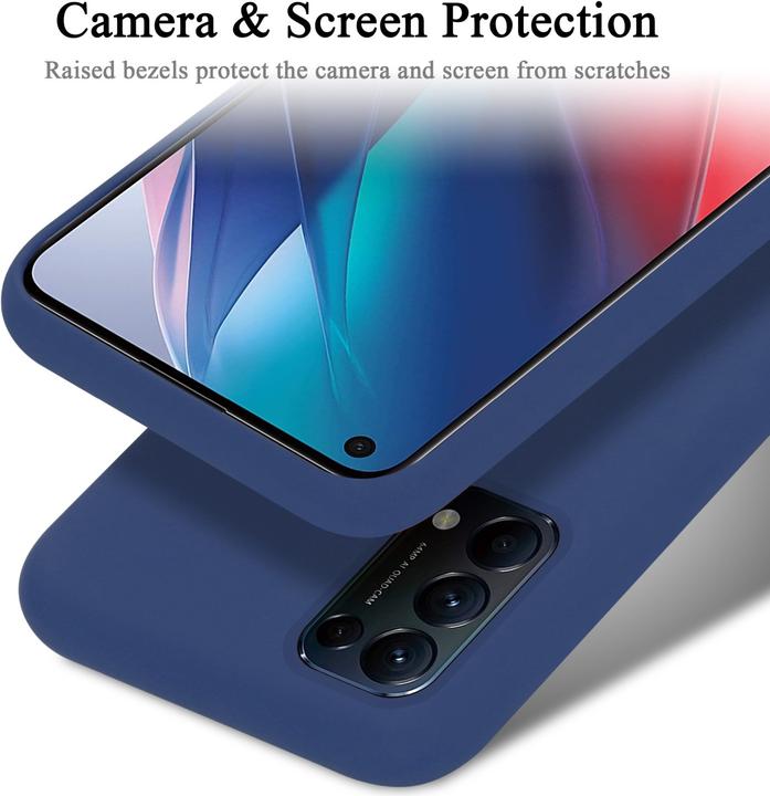 Immagine prodotto Cadorabo Custodia in silicone liquido TPU (Oppo Find X3 Lite)