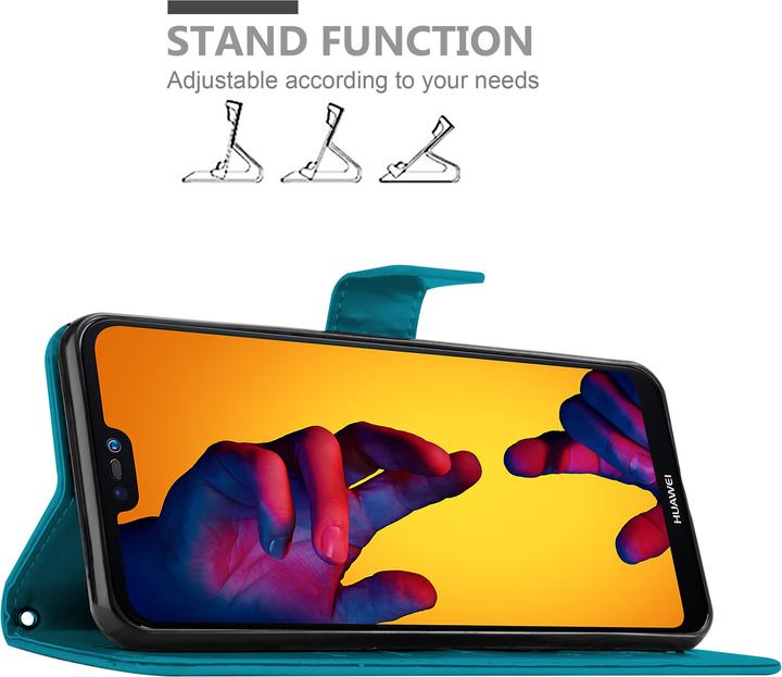 Immagine prodotto Cadorabo Copertina del libro a fiori (Huawei Nova 3E)