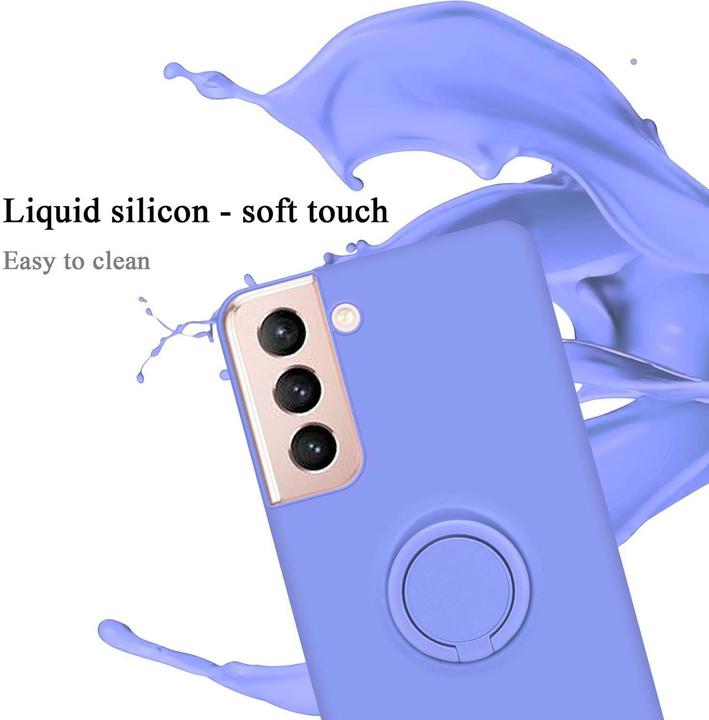 Productafbeelding Cadorabo TPU Vloeibare Ring Silicone Hoesje (Samsung Galaxy S21 5G)
