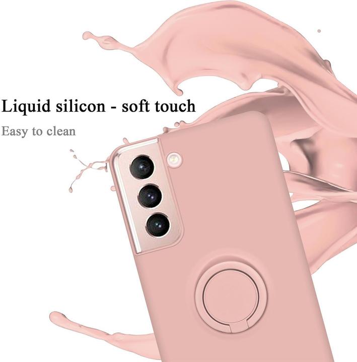 Productafbeelding Cadorabo TPU Vloeibare Ring Silicone Hoesje (Samsung Galaxy S21 5G)