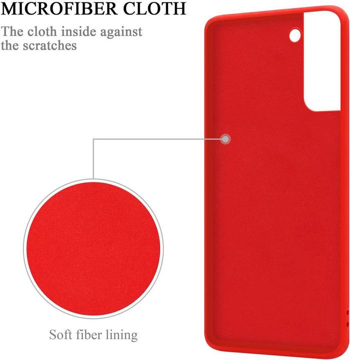 Productafbeelding Cadorabo TPU Vloeibare Ring Silicone Hoesje (Samsung Galaxy S21+)