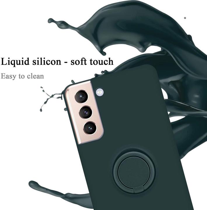 Productafbeelding Cadorabo TPU Vloeibare Ring Silicone Hoesje (Samsung Galaxy S21+)