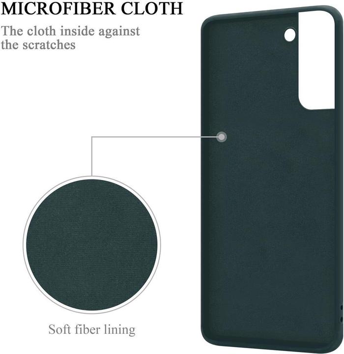 Productafbeelding Cadorabo TPU Vloeibare Ring Silicone Hoesje (Samsung Galaxy S21+)