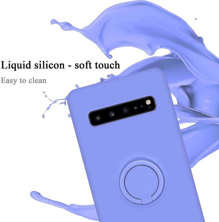Productafbeelding Cadorabo TPU Vloeibare Ring Silicone Hoesje (Samsung Galaxy S10 5G)