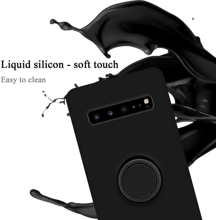 Productafbeelding Cadorabo TPU Vloeibare Ring Silicone Hoesje (Samsung Galaxy S10 5G)