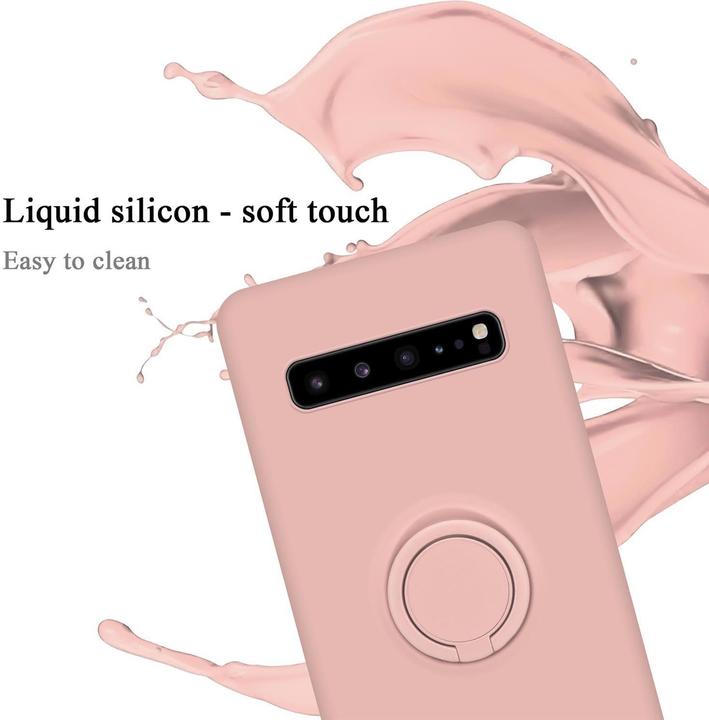 Productafbeelding Cadorabo TPU Vloeibare Ring Silicone Hoesje (Samsung Galaxy S10 5G)