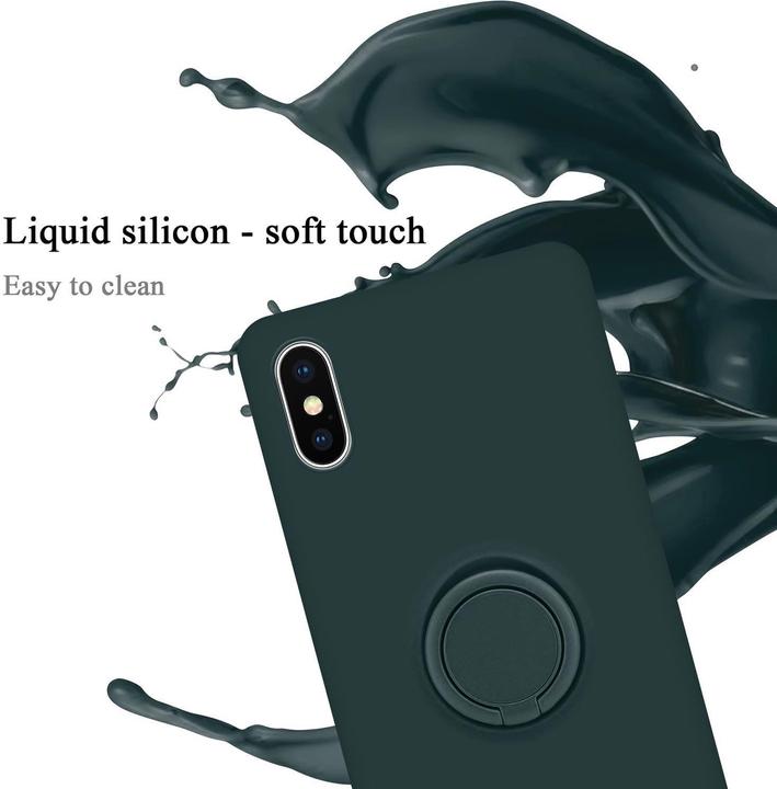 Actual product image Cadorabo TPU Liquid Ring Silicone Case Cover (Apple iPhone XS Max)