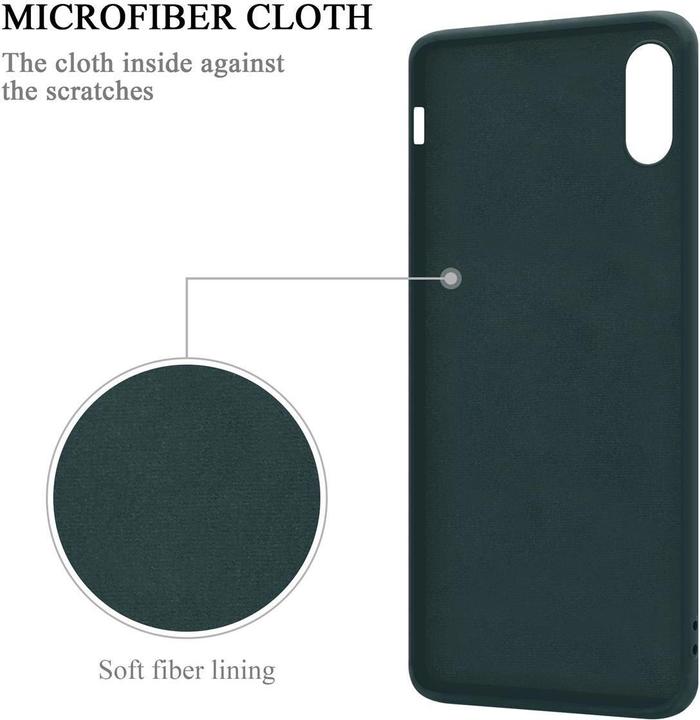 Actual product image Cadorabo TPU Liquid Ring Silicone Case Cover (Apple iPhone XS Max)