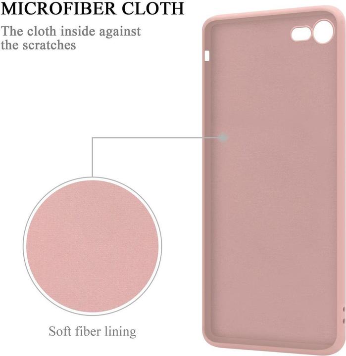 Actual product image Cadorabo TPU Liquid Ring Silicone Case Cover (Apple iPhone 7, Apple iPhone SE (2nd Gen))