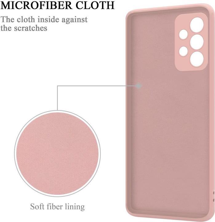 Produktbild Cadorabo TPU Liquid Ring Silicone Case Hülle (Samsung Galaxy A52, Samsung Galaxy A52 5G, Samsung Galaxy A52s 5G)