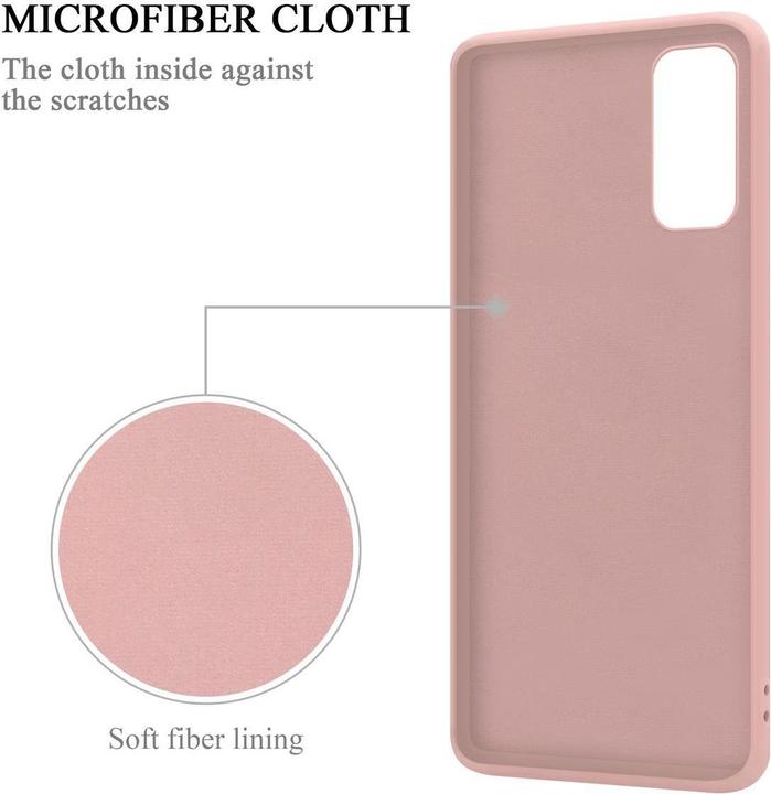 Actual product image Cadorabo TPU Liquid Ring Silicone Case Cover (Samsung Galaxy S20 FE)