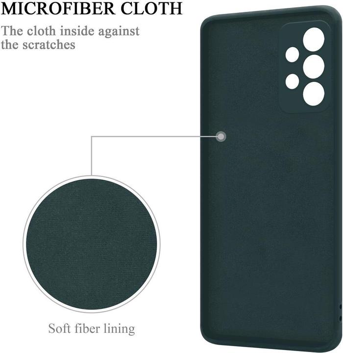 Produktbild Cadorabo TPU Liquid Ring Silicone Case Hülle (Samsung Galaxy A52, Samsung Galaxy A52 5G, Samsung Galaxy A52s 5G)