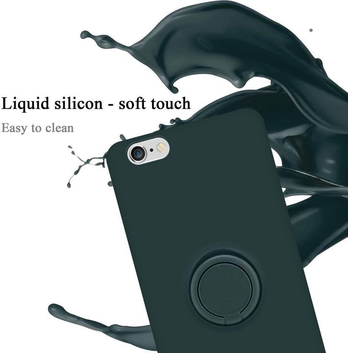 Actual product image Cadorabo TPU Liquid Ring Silicone Case Cover (Apple iPhone 6)