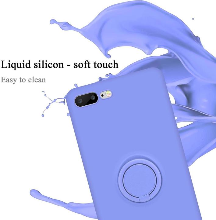 Productafbeelding Cadorabo TPU Vloeibare Ring Silicone Hoesje (Apple iPhone 7 Plus, Apple iPhone 7s Plus)