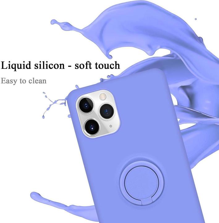 Productafbeelding Cadorabo TPU Vloeibare Ring Silicone Hoesje (Apple iPhone 11 Pro)