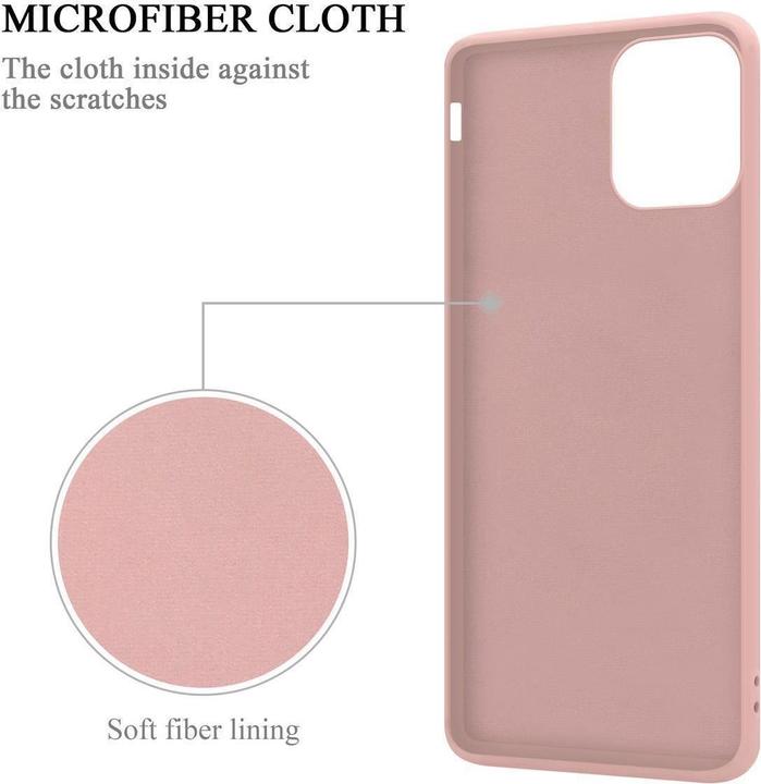 Productafbeelding Cadorabo TPU Vloeibare Ring Silicone Hoesje (Realme 12 Pro+, Apple iPhone 12)