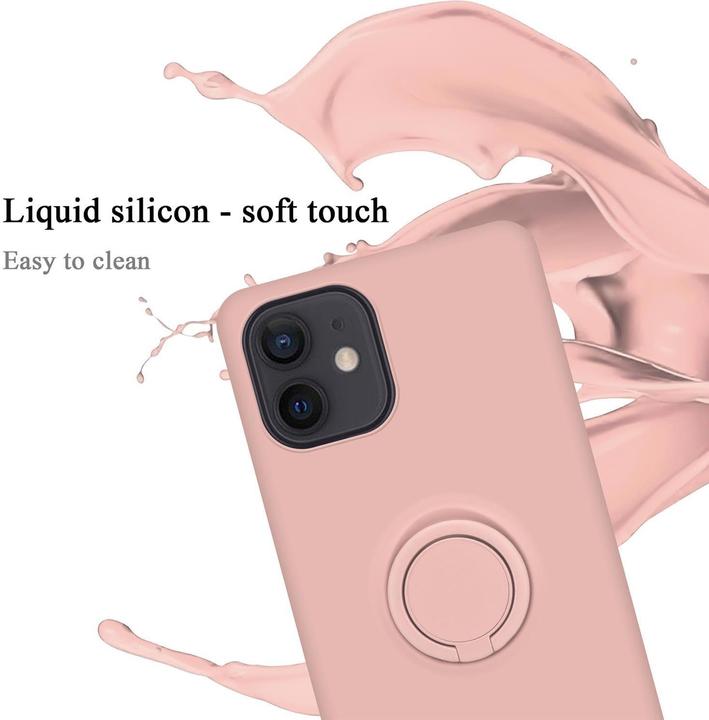 Produktbild Cadorabo TPU Liquid Ring Silicone Case Hülle (Apple iPhone 12 mini)