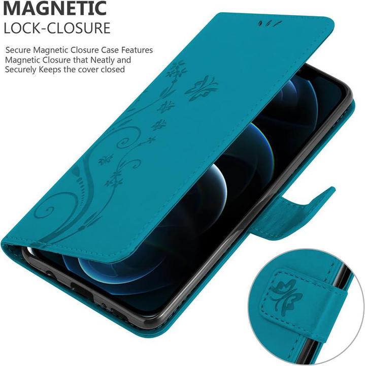Actual product image Cadorabo Flower Book cover (Apple iPhone 12)