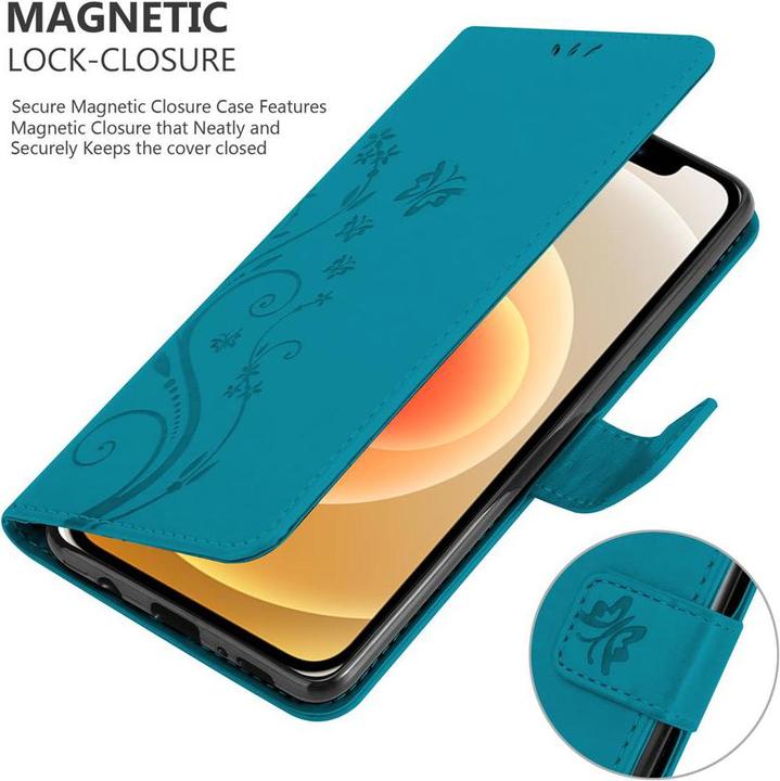 Immagine prodotto Cadorabo Copertina del libro a fiori (Apple iPhone 12 mini)