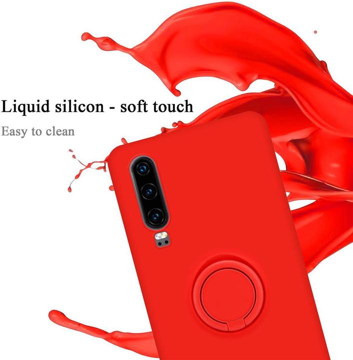 Productafbeelding Cadorabo TPU Vloeibare Ring Silicone Hoesje (Huawei P30)