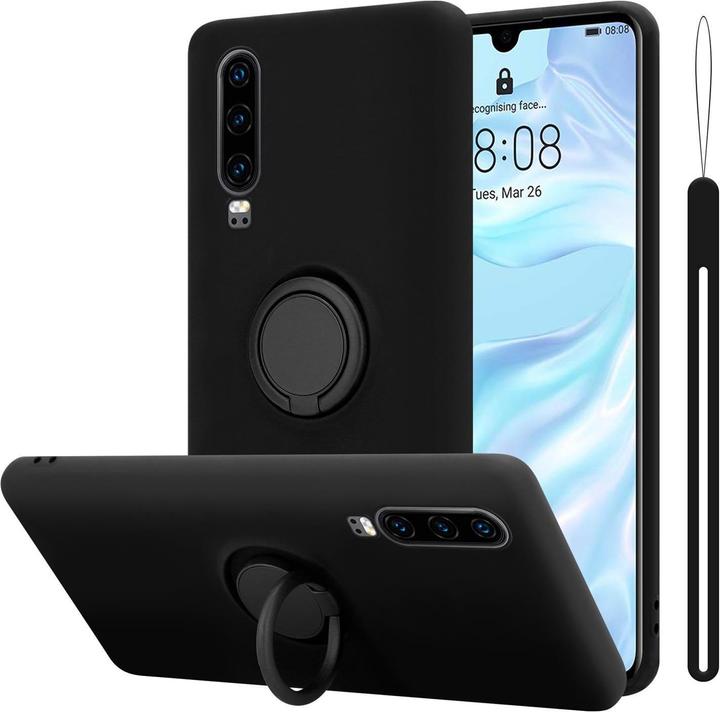 Productafbeelding Cadorabo TPU Vloeibare Ring Silicone Hoesje (Huawei P30)