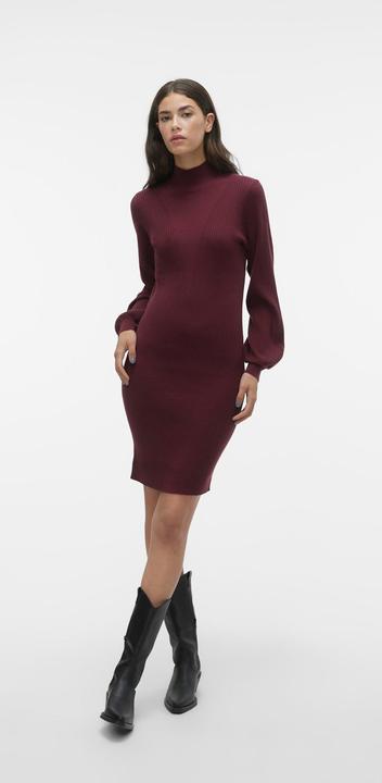 Produktbild Vero Moda VMRAINA LS HIGHNECK ABOVE KNEE DRESS GA Strickkleid (XL)