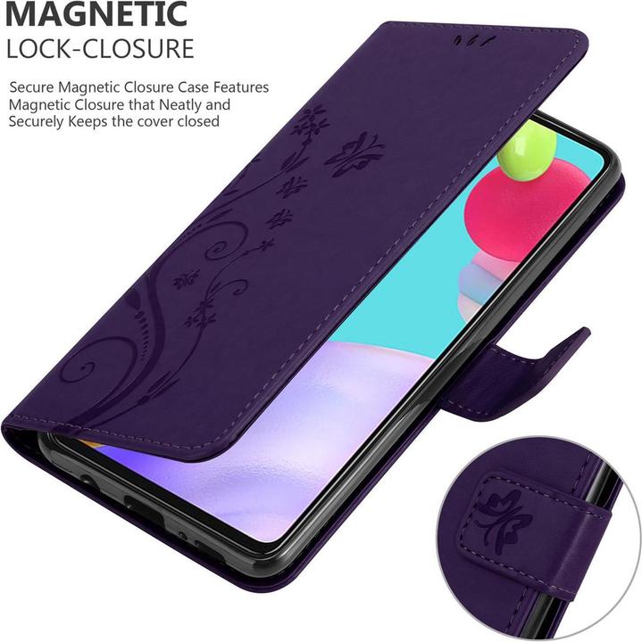 Image du produit Cadorabo Pochette Flower Book (Samsung Galaxy A52s 5G, Samsung Galaxy A52, Samsung Galaxy A52 5G)