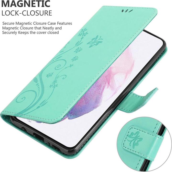 Image du produit Cadorabo Pochette Flower Book (Samsung Galaxy S21+)