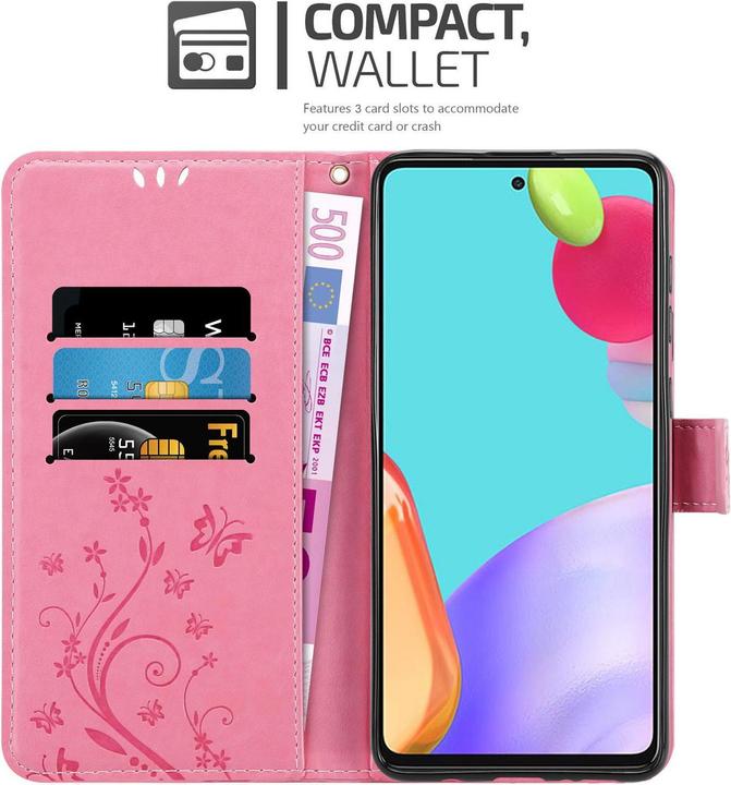 Image du produit Cadorabo Pochette Flower Book (Samsung Galaxy A52, Samsung Galaxy A52 5G, Samsung Galaxy A52s 5G)