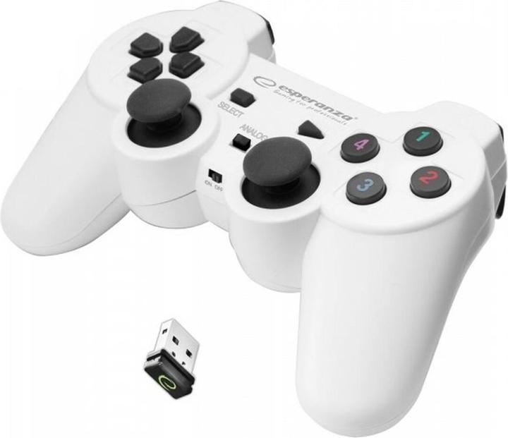 Esperanza EGG108W Gaming-Controller, RF Gamepad Analog / Digital PC, Playstation 3 (PS3, PC)