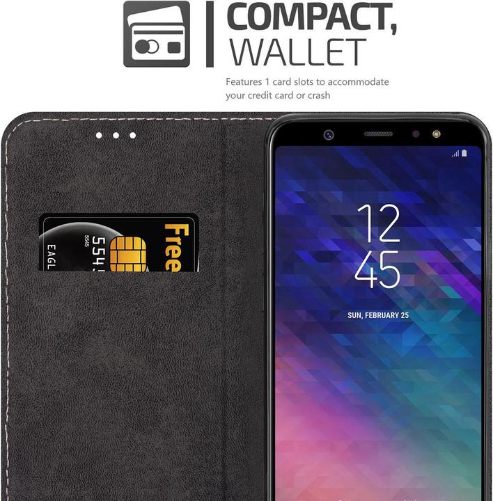 Actual product image Cadorabo X-Wallet faux leather suit cover (Samsung Galaxy A6+)