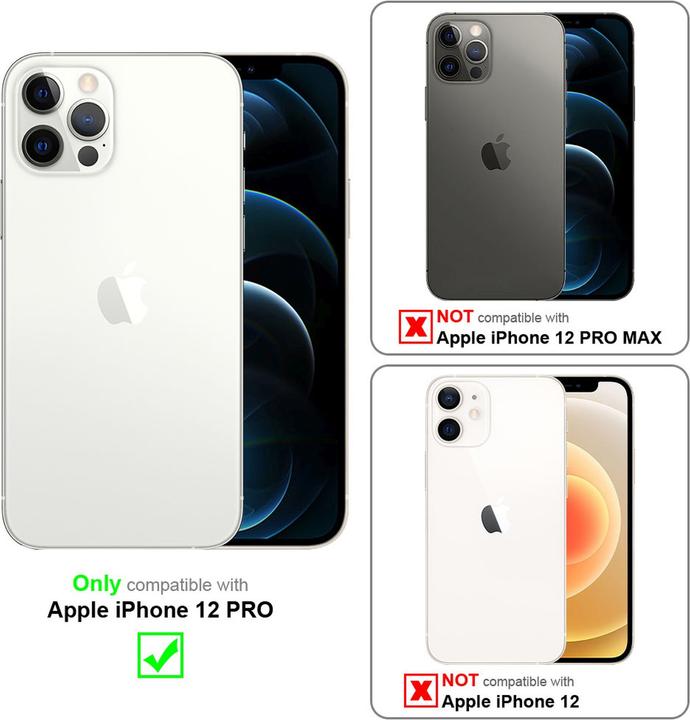 Actual product image Cadorabo Camera lenses protection (1 Piece, Apple iPhone 12 Pro)