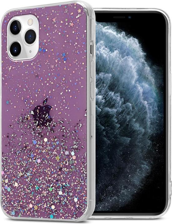Violet avec paillettes