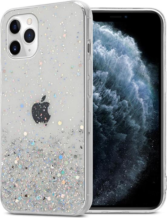 Transparent avec paillettes