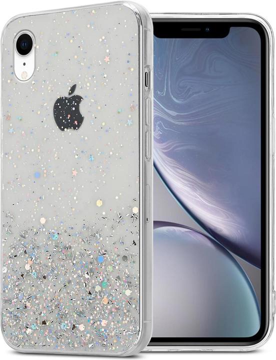 Transparent mit Glitter