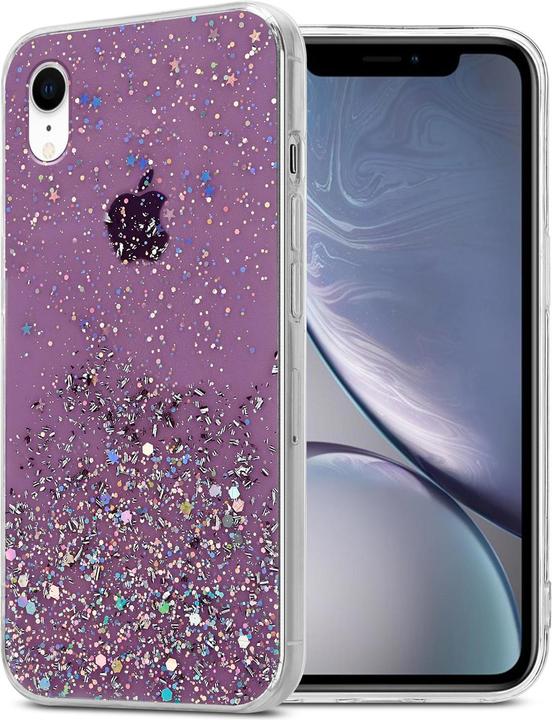 Lila mit Glitter