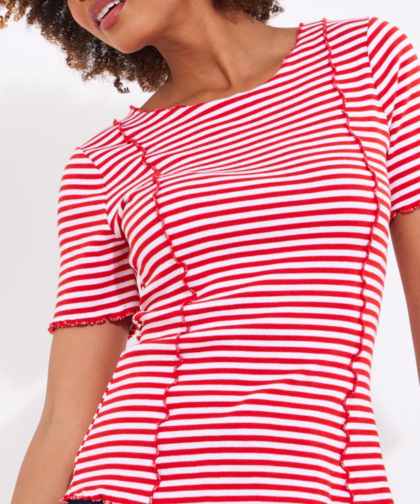 Produktbild Joe Browns Exposed Seam Striped Scoop Neck Tee (40)