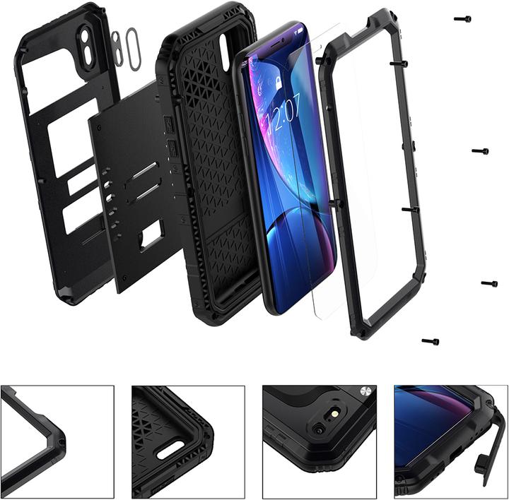 Actual product image Cadorabo Outdoor cover 360 degree protection (Apple iPhone XR)