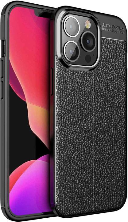 Produktbild Cadorabo TPU Cover Kunstleder Struktur (Apple iPhone 13 Pro Max)