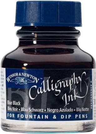 Winsor & Newton Ink Calligraphy Ink blue-black (Inkwell)