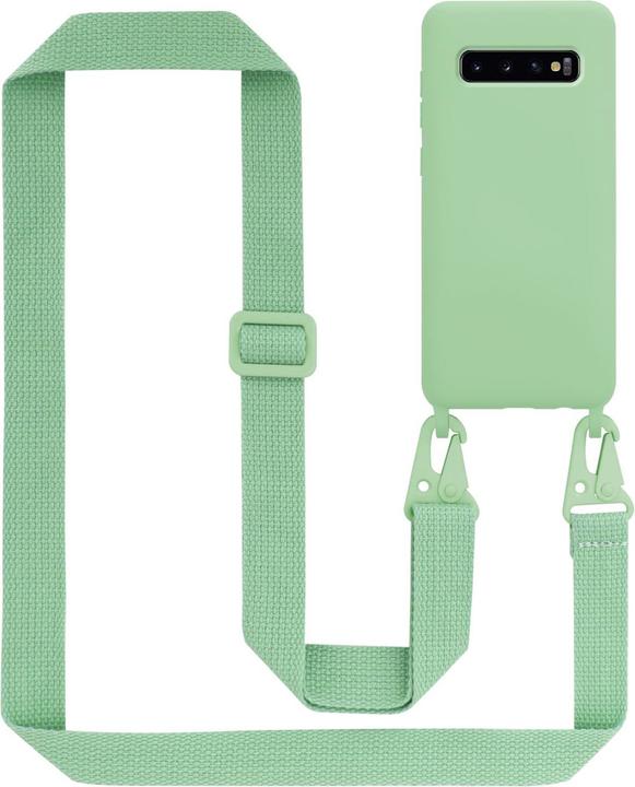 Actual product image Cadorabo TPU Cover Mobile Phone Chain Liquid (Samsung Galaxy S10)