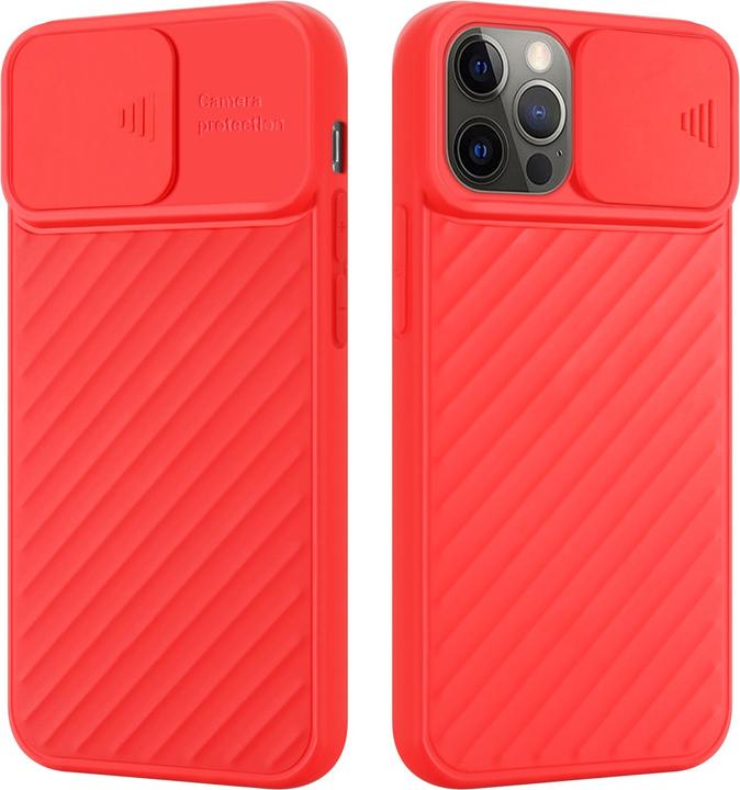Immagine prodotto Cadorabo Cover in TPU con protezione della fotocamera (Apple iPhone 12 Pro Max)