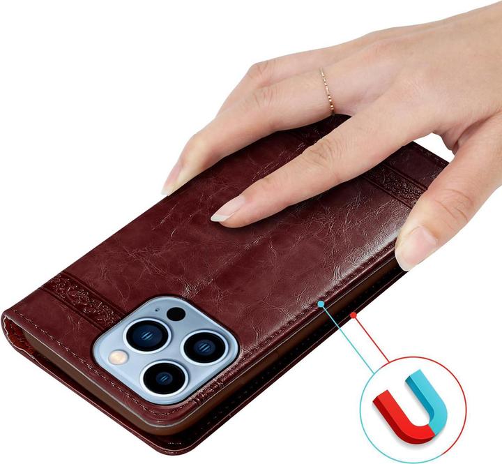 Immagine prodotto Cadorabo Copertina del libro con ornamenti (Apple iPhone 13 Pro Max)