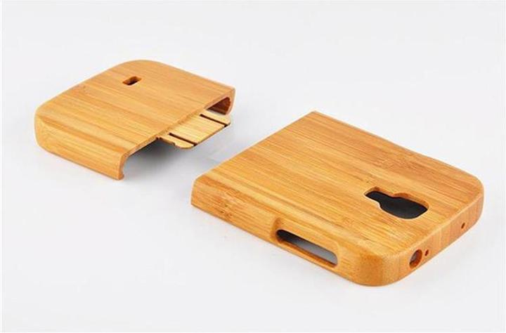 Image du produit Cadorabo Housse en bois véritable (Samsung Galaxy S4)